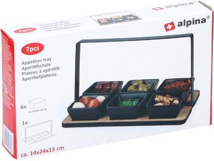 Servírovací podnos Alpina ED-247362 sada na tapas a pochutiny (3)