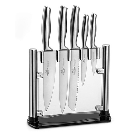 Blok na nože Lion Sabatier International 669582 FUJI blok na nože akryl/nerez, 5 nožů Orys