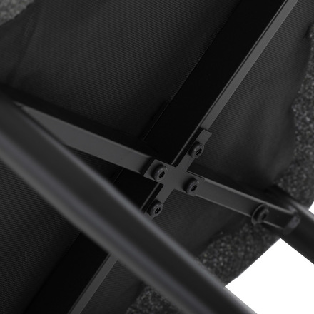 Moderní jídelní židle Autronic Židle jídelní, tmavě šedá látka, černý kov (DCH-P3146 GREY2) (31)