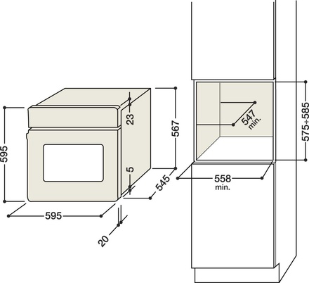 Samostatná vestavná trouba Hotpoint Ariston FQ 101.1 ICE (1)