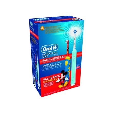 Elektrický zubní kartáček Oral-B Family pack PC 500 + D 10 K