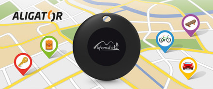 Lokátor Aligator Life Tag - s podporou Apple Find My - černý (8)