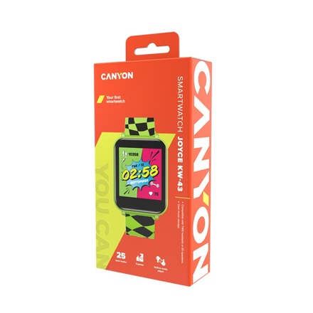 Chytré hodinky Canyon Joyce KW-43 smart hodinky zelené (4)