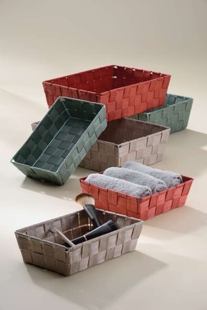 Košík Kela KL-24566 Alvaro 23x15 cm plast stříbrná šedá (1)