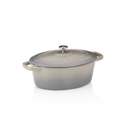 Pekáč Kela KL-12859 litinový s poklicí CALIDO 29x23x11cm šedá
