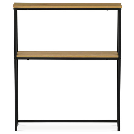 Konzolový stolek Autronic Konzolový stolek s policí, 70x20x82 cm, dekor dikový dub (CT-G1082 OAK) (1)