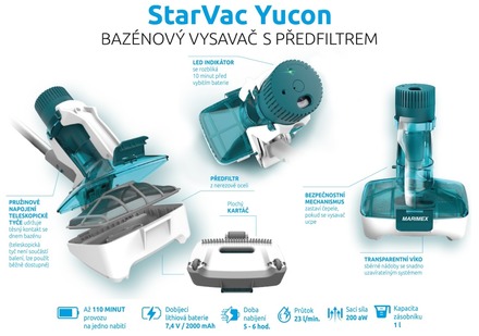 Bazénový vysavač Marimex StarVac Yucon (2)
