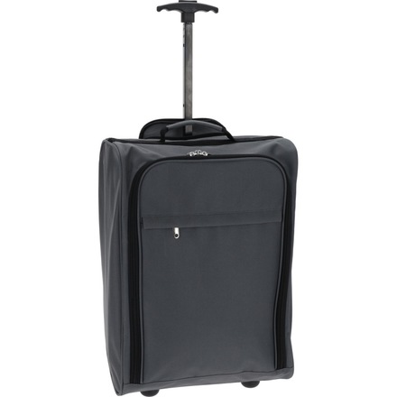Příruční kufr Proworld KO-DG1000040 Příruční kufr na kolečkách do letadla 30 l šedá