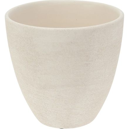 květináče sada ProGarden KO-066900330 Keramické květináče sada 3 ks bílá (2)