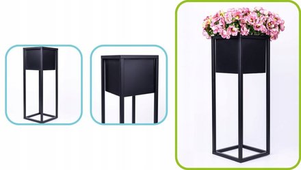 Květináč Homestyling KO-NB1850020 Vysoký květináč s držákem 21 x 70 cm (1)