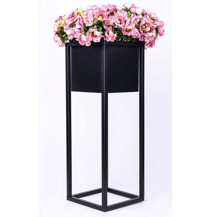 Květináč Homestyling KO-NB1850010 Vysoký květináč s držákem 21 x 60 cm (2)