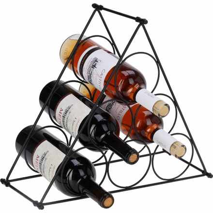 Stojan na víno Excellent KO-DD1001020 Kovový stojan na víno 6 lahví (2)