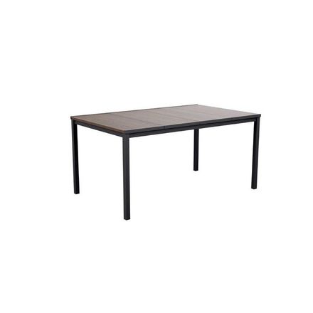 Zahradní stůl Keter Porto 160 walnut black steel