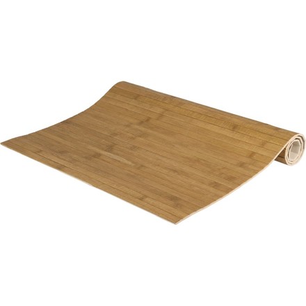 Koupelnová předložka Excellent KO-HZ1991100svhn Koupelnová předložka bambus protiskluzová 50 x 80 cm světle hnědá (2)