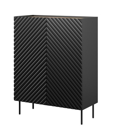 Regál Halmar ONDA 2D černá/artisan (2 Karton)