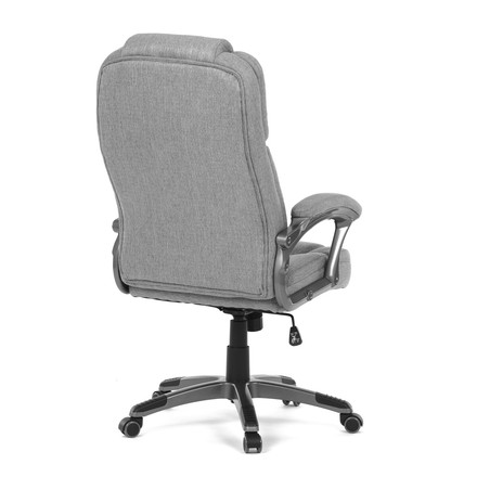 Kancelářské křeslo Autronic Křeslo kancelářské, šedá látka, šedý plastový kříž, kolečka na tvrdé povrchy (KA-C715 GREY2) (9)