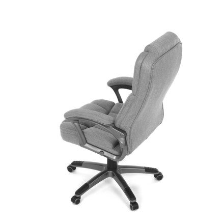 Kancelářské křeslo Autronic Křeslo kancelářské, šedá látka, šedý plastový kříž, kolečka na tvrdé povrchy (KA-C715 GREY2) (18)