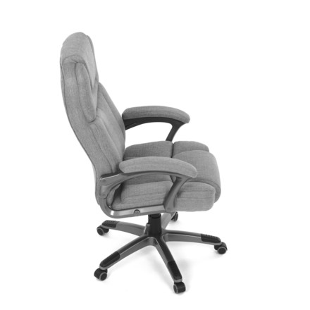 Kancelářské křeslo Autronic Křeslo kancelářské, šedá látka, šedý plastový kříž, kolečka na tvrdé povrchy (KA-C715 GREY2) (23)