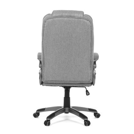 Kancelářské křeslo Autronic Křeslo kancelářské, šedá látka, šedý plastový kříž, kolečka na tvrdé povrchy (KA-C715 GREY2) (8)