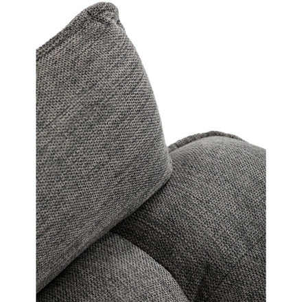 Moderní jídelní židle Autronic Židle jídelní, šedá vodoodpudivá látka, černý matný lak, kovové nohy (DCH-J2139 GREY2) (27)