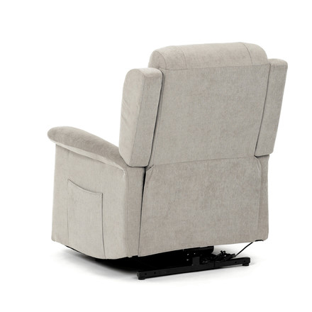 Relaxační křeslo Autronic Relaxační křeslo s elektrickým ovládáním, pomoc při vstávání, potah lanýžová látka, 2 motory (TV-7072 LAN2) (11)