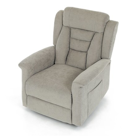 Relaxační křeslo Autronic Relaxační křeslo s elektrickým ovládáním, pomoc při vstávání, potah lanýžová látka, 2 motory (TV-7072 LAN2) (18)