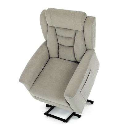 Relaxační křeslo Autronic Relaxační křeslo s elektrickým ovládáním, pomoc při vstávání, potah lanýžová látka, 2 motory (TV-7072 LAN2) (21)