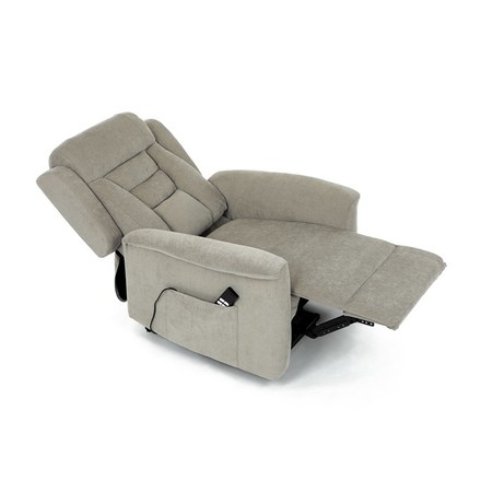 Relaxační křeslo Autronic Relaxační křeslo s elektrickým ovládáním, pomoc při vstávání, potah lanýžová látka, 2 motory (TV-7072 LAN2) (26)