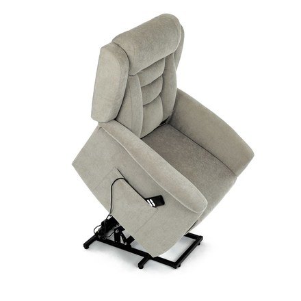 Relaxační křeslo Autronic Relaxační křeslo s elektrickým ovládáním, pomoc při vstávání, potah lanýžová látka, 2 motory (TV-7072 LAN2) (27)