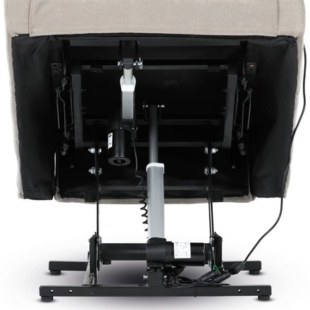 Relaxační křeslo Autronic Relaxační křeslo s elektrickým ovládáním, pomoc při vstávání, potah lanýžová látka, 2 motory (TV-7072 LAN2) (33)