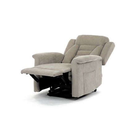Relaxační křeslo Autronic Relaxační křeslo s elektrickým ovládáním, pomoc při vstávání, potah lanýžová látka, 2 motory (TV-7072 LAN2) (5)