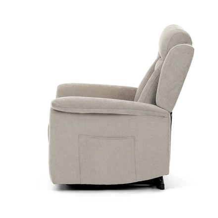 Relaxační křeslo Autronic Relaxační křeslo s elektrickým ovládáním, pomoc při vstávání, potah lanýžová látka, 2 motory (TV-7072 LAN2) (7)