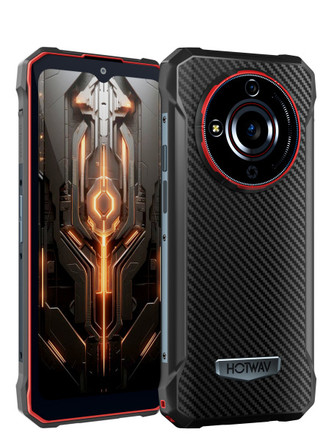 Mobilní telefon Aligator Hotwav T7 Black Red