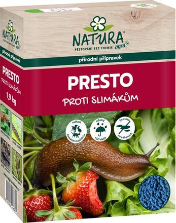 Přípravek na slimáky Agro NATURA PRESTO na slimáky 1,9 kg