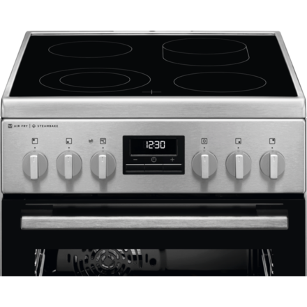 Kombinovaný sporák Electrolux 600 SteamBake LKR564255X (4)