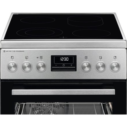 Sklokeramický sporák AEG 600 SteamBake CCB56490BM (1)