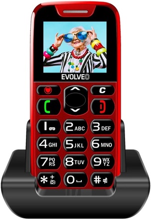 Mobilní telefon Evolveo EasyPhone Red (1)