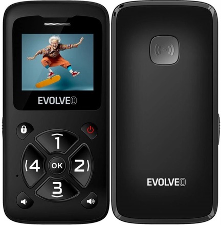 Mobilní telefon Evolveo EasyPhone ID Black