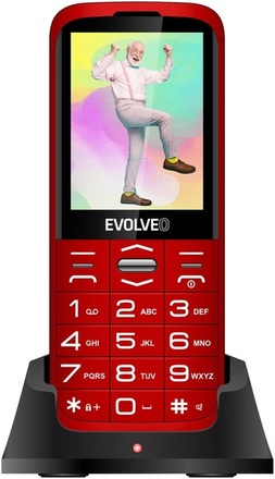 Mobilní telefon Evolveo EasyPhone XO Red (1)