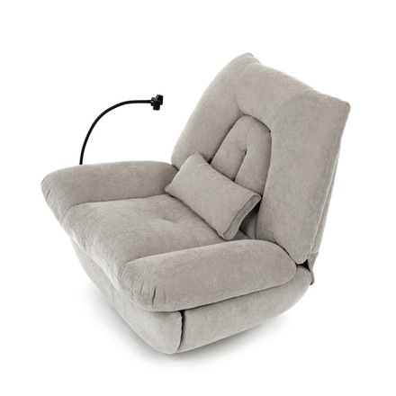 Televizní křeslo s elektrickým polohováním Autronic TV křeslo s elektrickým polohováním, držák telefonu, uložný box, zabudované ovládání, USB-A a USB-C, rotace do 240 (TV-7081 LAN2) (22)