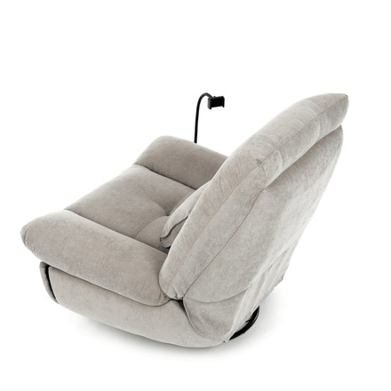 Televizní křeslo s elektrickým polohováním Autronic TV křeslo s elektrickým polohováním, držák telefonu, uložný box, zabudované ovládání, USB-A a USB-C, rotace do 240 (TV-7081 LAN2) (24)