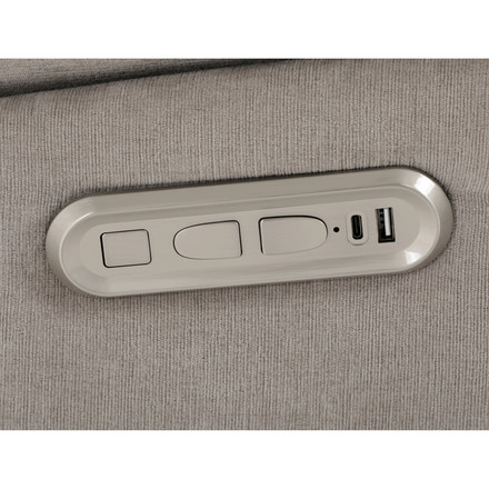 Televizní křeslo s elektrickým polohováním Autronic TV křeslo s elektrickým polohováním, držák telefonu, uložný box, zabudované ovládání, USB-A a USB-C, rotace do 240 (TV-7081 LAN2) (34)