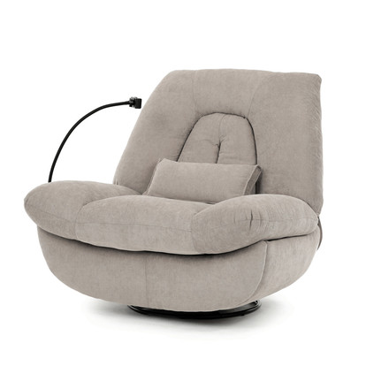 Televizní křeslo s elektrickým polohováním Autronic TV křeslo s elektrickým polohováním, držák telefonu, uložný box, zabudované ovládání, USB-A a USB-C, rotace do 240 (TV-7081 LAN2) (3)