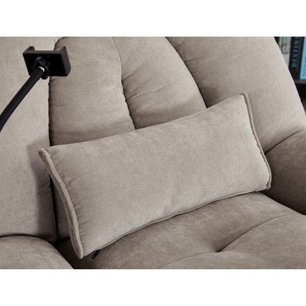 Televizní křeslo s elektrickým polohováním Autronic TV křeslo s elektrickým polohováním, držák telefonu, uložný box, zabudované ovládání, USB-A a USB-C, rotace do 240 (TV-7081 LAN2) (45)