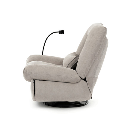 Televizní křeslo s elektrickým polohováním Autronic TV křeslo s elektrickým polohováním, držák telefonu, uložný box, zabudované ovládání, USB-A a USB-C, rotace do 240 (TV-7081 LAN2) (7)