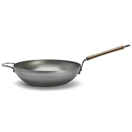 WOK pánev de Buyer, 5717.32 WOK, MINERAL B BOIS,  32 cm, (1)
