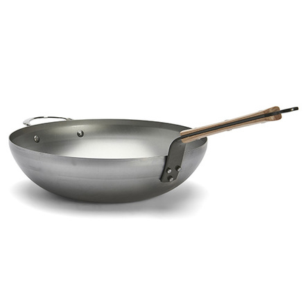 WOK pánev de Buyer, 5717.32 WOK, MINERAL B BOIS,  32 cm, (2)