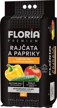 Substrát Agro FLORIA pro rajčata a papriky 40 l, otoč a sázej