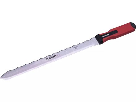 Nůž na minerální vatu a izolační hmoty Fortum 4780503, nerez, 470/280mm