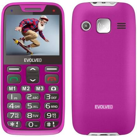Mobilní telefon Evolveo EasyPhone XR Pink